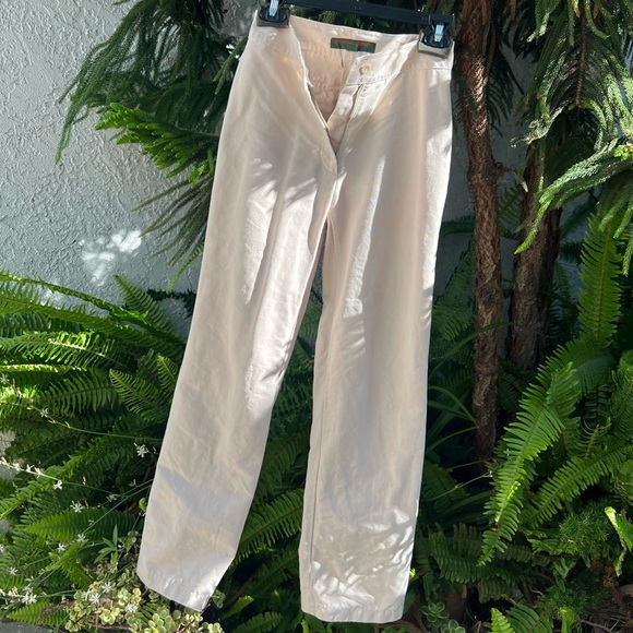 Katharine Hamnett Denim Straight-Leg High-Waist Pants | 100% Cotton | Small - Picture 11 of 13